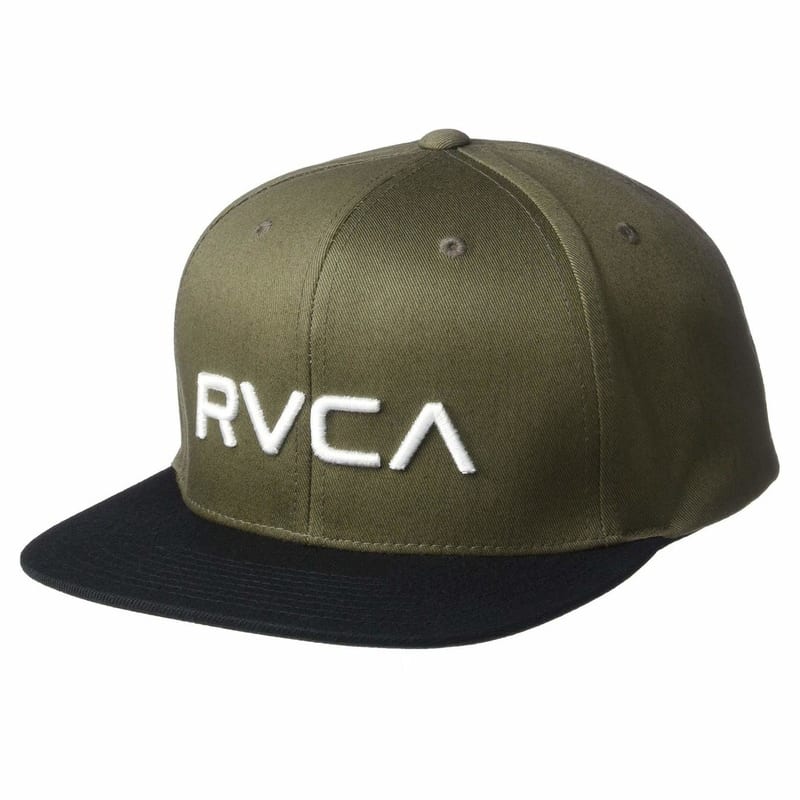 rvca twill snapback