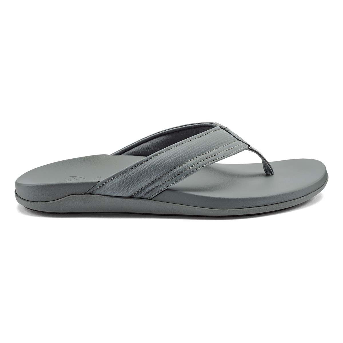 NEW OLUKAI men\'s maha recovery sandal in cooler grey/cooler grey OLUKAI Men main image 3